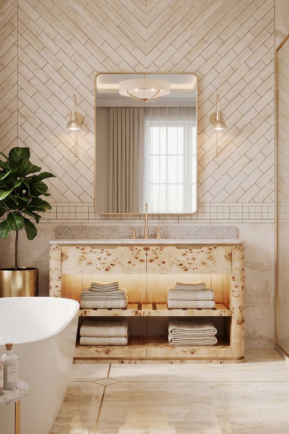 molte-verde-banyo-dolabi-1 Mazel kaplama banyo dolabı tasarımı